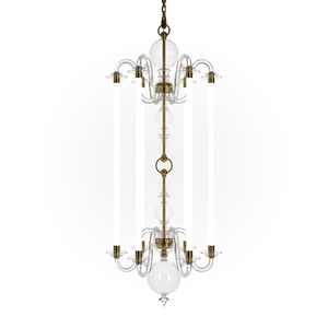 traditional chandelier / crystal / LED
