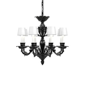 traditional chandelier / brass