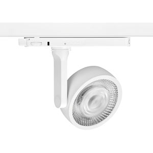 LED track light / round / aluminum / polycarbonate
