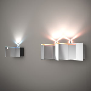 contemporary wall light / aluminum / acrylic / LED