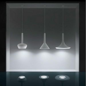pendant lamp / contemporary / ceramic / halogen