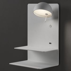 contemporary wall light / aluminum / LED / IP20