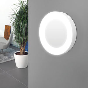 contemporary wall light / outdoor / polycarbonate / LED