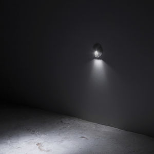 recessed wall light fixture / LED / round / outdoor