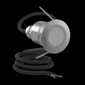 recessed wall light fixture / LED / round / outdoor