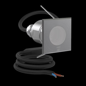 recessed wall light fixture / LED / square / outdoor