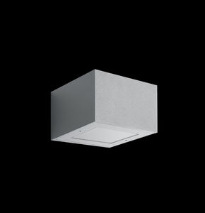 contemporary wall light / outdoor / square / polycarbonate