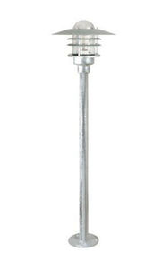 garden bollard light / traditional / steel