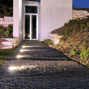 recessed floor spotlight / recessed wall / outdoor / LED