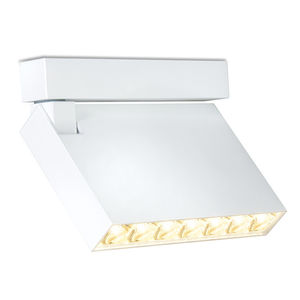 LED track light / rectangular / aluminum / commercial