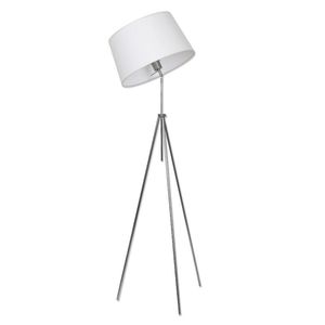 floor-standing lamp / contemporary / metal / fabric