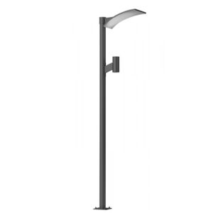 urban lamppost / contemporary / aluminum / fluorescent
