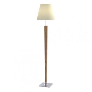 floor-standing lamp / traditional / metal / wooden