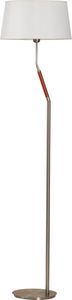 floor-standing lamp / contemporary / metal / fabric