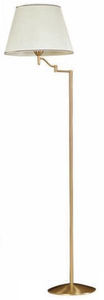 floor-standing lamp / traditional / metal / fabric