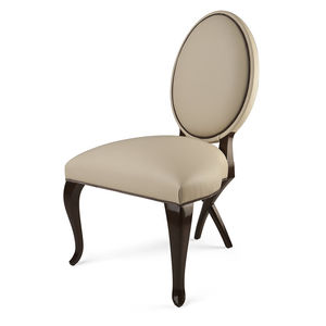 traditional chair / upholstered / medallion / fabric