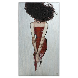 glass decorative panel / wall-mounted / colored / mosaic look