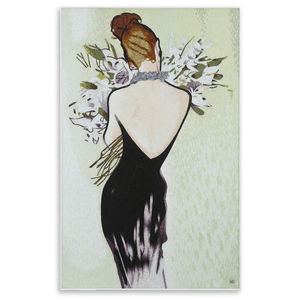 glass decorative panel / wall-mounted / colored / mosaic look