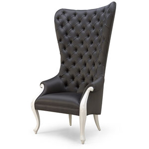 classic armchair / leather
