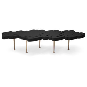 traditional coffee table / metal