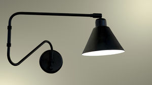 contemporary wall light / metal / LED / halogen