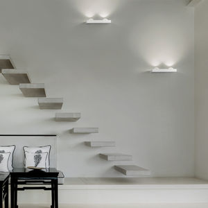 contemporary wall light / crystal / metal / LED