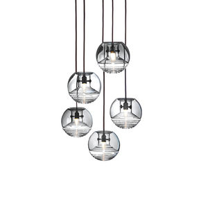 pendant lamp / contemporary / glass / halogen