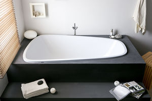 wooden bathtub / acrylic / double