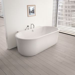 free-standing bathtub / oval / acrylic