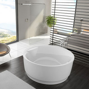 free-standing bathtub / round / acrylic