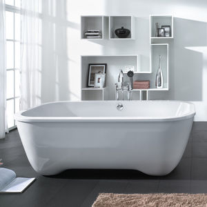 free-standing bathtub / acrylic / double / by Andrée Putman