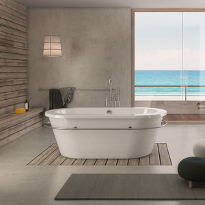 free-standing bathtub / oval / acrylic / by Philippe Starck