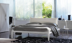 canopy bed / double / contemporary / fabric