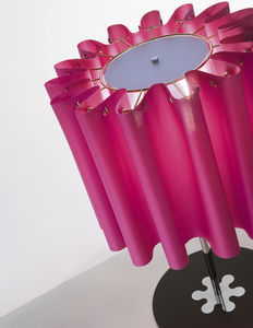 table lamp / contemporary / metal / fabric