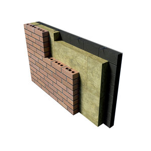 thermal insulation / stone wool / interior / wall