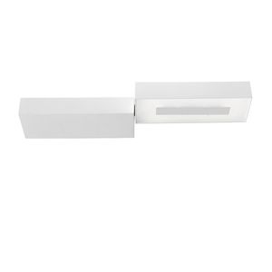 contemporary wall light / aluminum / LED / rectangular