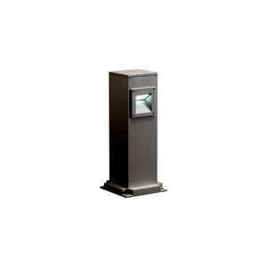 garden bollard light / contemporary / aluminum / halogen