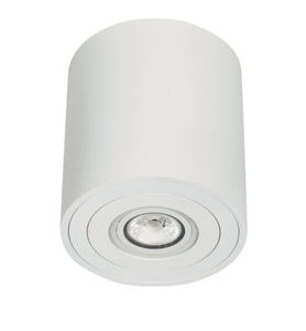 surface mounted downlight / halogen / round / aluminum