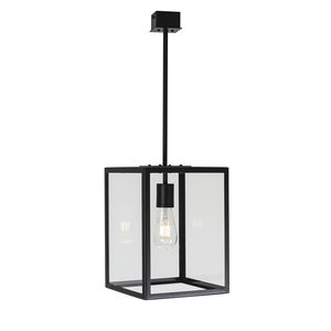 pendant lamp / contemporary / stainless steel / glass