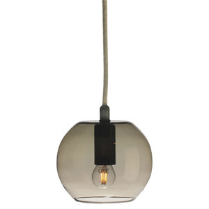 pendant lamp / contemporary / blown glass / handmade