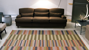 traditional rug / striped / wool / rectangular
