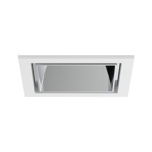 recessed ceiling downlight / LED / square / cast aluminum