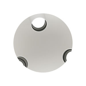 recessed ceiling spotlight / indoor / LED / round