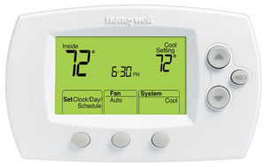 programmable thermostat / digital / wall-mounted / for heating