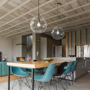 pendant lamp / contemporary / metal / polycarbonate