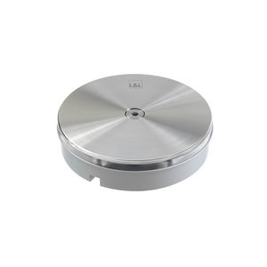 recessed floor light fixture / LED / round / outdoor
