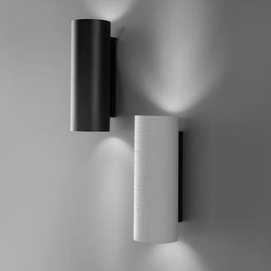 contemporary wall light / fiberglass / LED / round