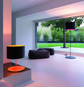 floor-standing lamp / contemporary / carbon fiber