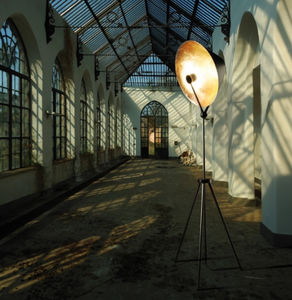 floor-standing lamp / contemporary / aluminum / adjustable
