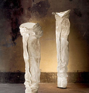 floor-standing lamp / contemporary / metal / polycarbonate